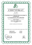 Issued by the Polish Centre for Certification - CERT [Polskie Centrum Certyfikacji - CERT]